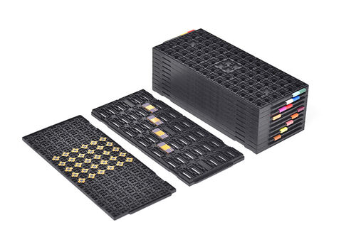 Termal istikrar ve yüksek hassasiyetli otomasyon için mühendislik JEDEC Matrix Tepsileri