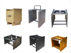 Metal çiçek sepet 6 inç wafer temizleme silikon wafer taşıyıcı kaseti ambalaj test sepet