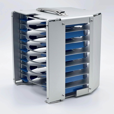 satın al Özel 8 İnç 7 Yuvalı Metal Yonga Kaseti, Mavi Teflon Kaplamalı Yonga Taşıyıcı online manufacture