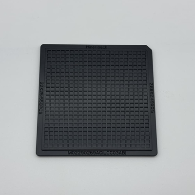 satın al 4 Inch Black ABS Waffle Pack Square IC Chip Tabak depolama ve koruma fonksiyonu ile online manufacture