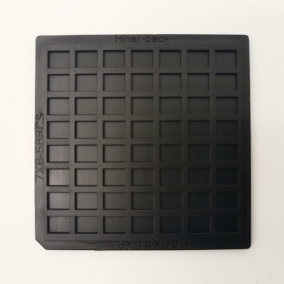 İyi bir fiyat. Siyah PC Malzemesi 2 İnç Waffle Paketi Çip Tepsileri 7x8 56PCS Matrix çevrimiçi
