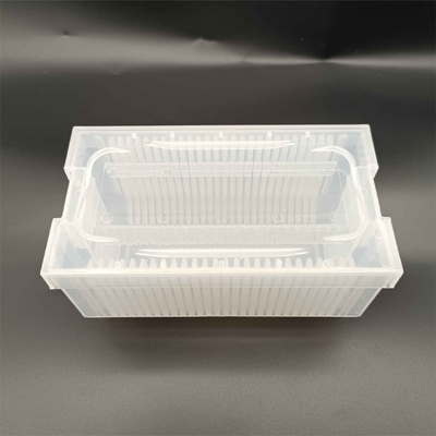İyi bir fiyat. Şeffaf Dikdörtgen Wafer Taşıyıcı Kutusu 3 Inç Wafer Kaseti çevrimiçi