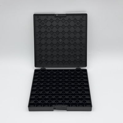 İyi bir fiyat. Siyah ESD PC Clamshell Çip Tepsisi kilitleme mekanizması ile çevrimiçi