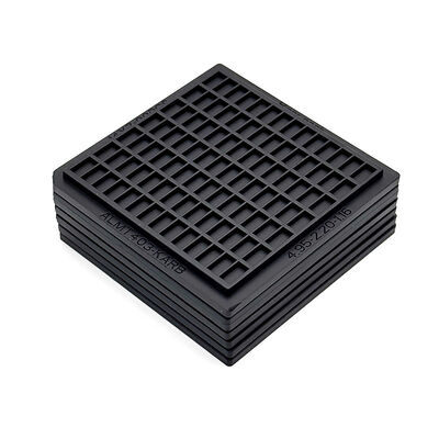 İyi bir fiyat. Güvenli Kapaklı ve Klipsli Sistemli İstiflenebilir 2x2 İnç Waffle Paketi Cips Tepsileri çevrimiçi