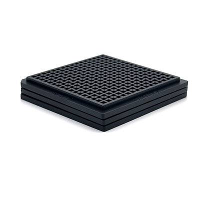 İyi bir fiyat. IC çipleri için hassas ızgara tasarımı olan dayanıklı yüksek dayanıklılıklı ESD waffle paket tepsisi çevrimiçi