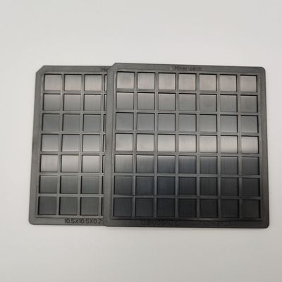 ABS Standart Waffle Pack Çip Tepsileri Küçük Bileşenler İçin Yüksek Sıcaklığa Direnci