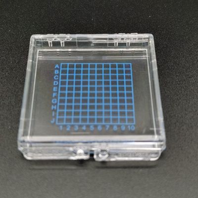 İyi bir fiyat. Kapasitans Parçaları İçin Mavi Serigrafi CSP Jel Yapışkan Kutu ESD çevrimiçi